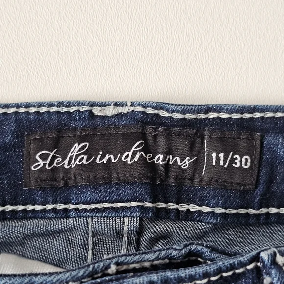 Stella in Dreams Bootcut Jeans 11/30 Mid Rise Embellished Western Y2K Bling - Picture 7 of 16
